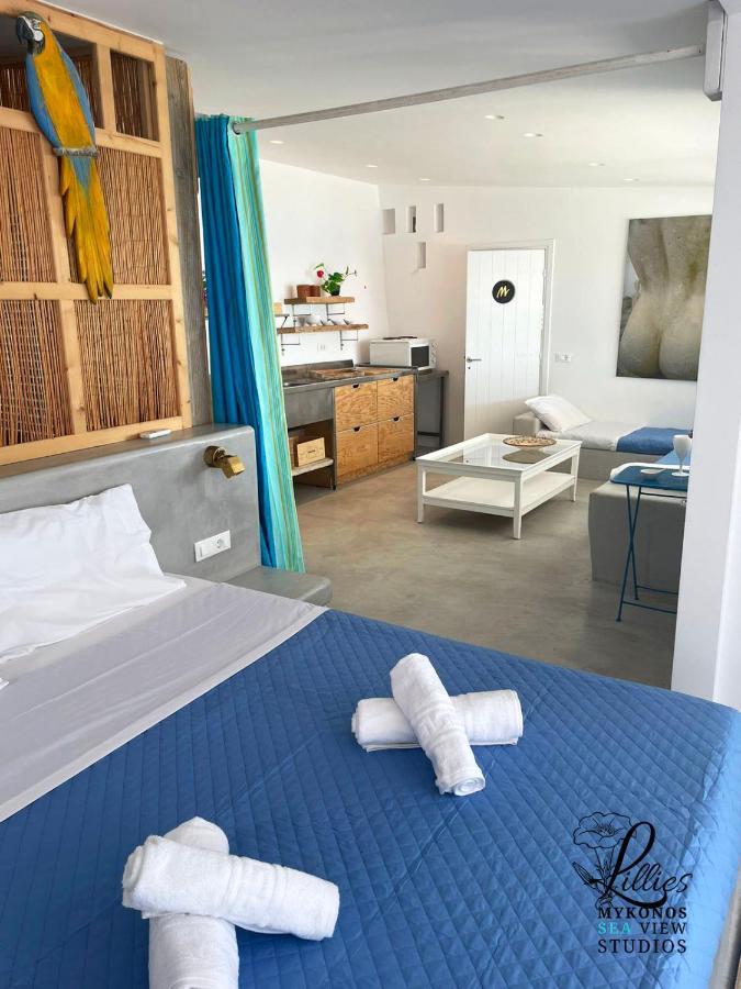 Lillies Mykonos Sea View Studios Tourlos Luaran gambar